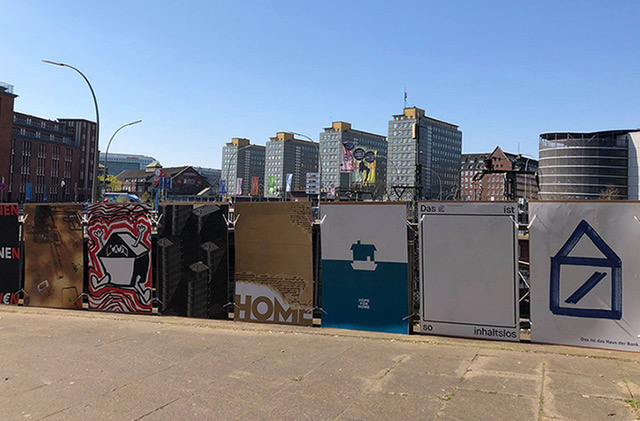 Hamburg Poster Installation