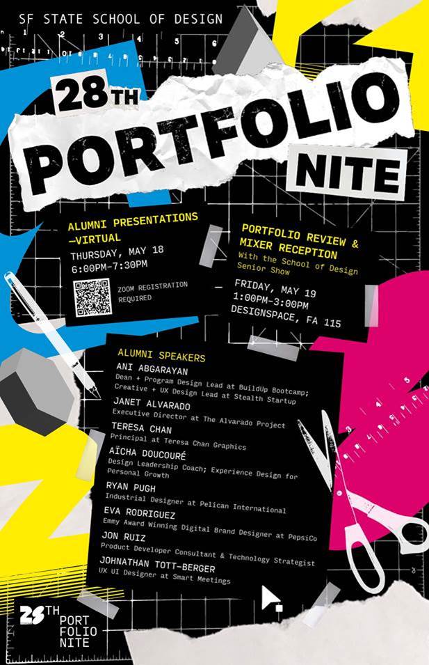 28th Portfolio Night Agenda