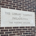 Library Company Philadelphia Plaque