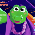 Illustrated image of an alligator, the mascot of SFSU